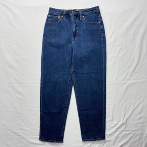 Madewell Womens 26 Medium Blue High Rise Straight Jeans K9282 Stretch Denim